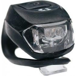 Lampă BIKEFUN PIXIE spate negru 2 roșu LED 2 funcții, silicon, negru - JY-267T-2B-BLAC