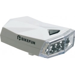 Far BIKEFUN SQUARE faţă 4 LED-uri albe, 3 funcții - JY-585W Far BIKEFUN SQUARE faţă 4 LED-uri albe, 3 funcții - JY-585W