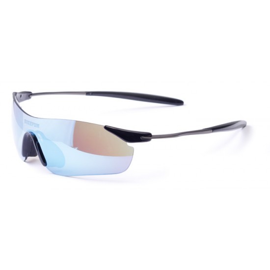 Ochelari BIKEFUN PEAK negru #2 smoke lentilă, blue revo, C3