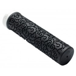 Manșon BIKEFUN COMP LOCK ON negru/alb 132mm - VLG-1320-11D2/W