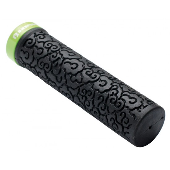Manșon BIKEFUN COMP LOCK ON negru/alb 132mm - VLG-1320-11D2/W