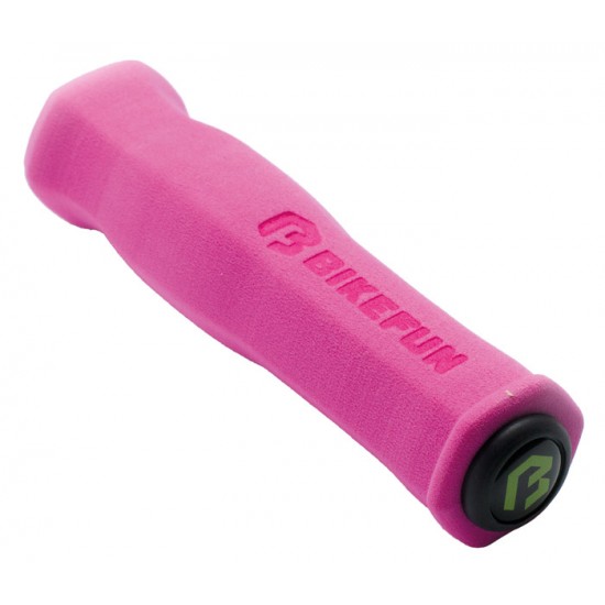 Manșon BIKEFUN FLAKE silicon pink 129mm - VLG-059-6A/PNK