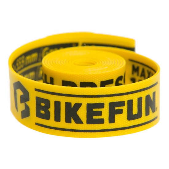 Bandă-fond jantă BIKEFUN SAFETAPE 27,5 20x584 galben - JN5841805