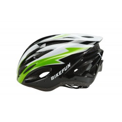 Cască BIKEFUN COBBER M negru/verde 55-58 cm Cască BIKEFUN COBBER M negru/verde 55-58 cm