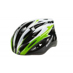 Cască BIKEFUN COBBER M negru/verde 55-58 cm
