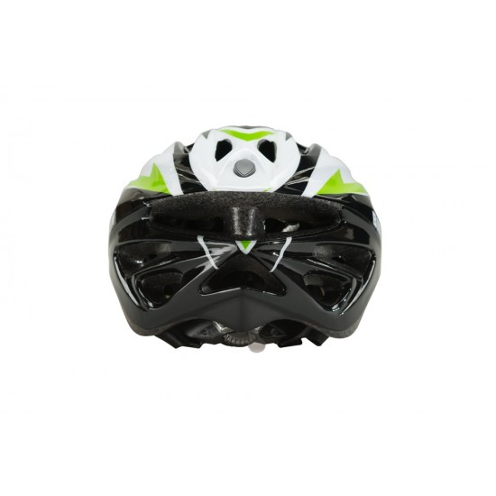 Cască BIKEFUN COBBER M negru/verde 55-58 cm Cască BIKEFUN COBBER M negru/verde 55-58 cm