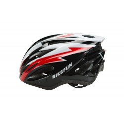 Cască BIKEFUN COBBER M negru/roșu 55-58 cm Cască BIKEFUN COBBER M negru/roșu 55-58 cm