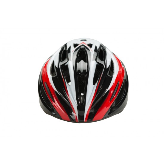 Cască BIKEFUN COBBER M negru/roșu 55-58 cm