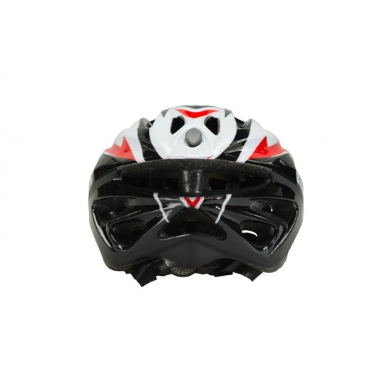 Cască BIKEFUN COBBER M negru/roșu 55-58 cm