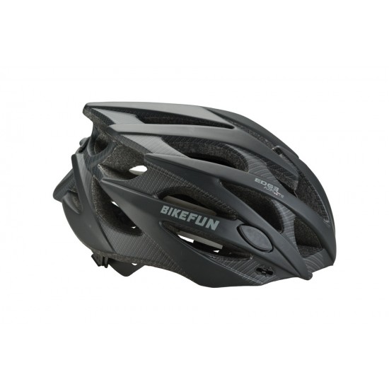 Cască BIKEFUN EDGE M feket/karbon 55-58 cm Cască BIKEFUN EDGE M feket/karbon 55-58 cm