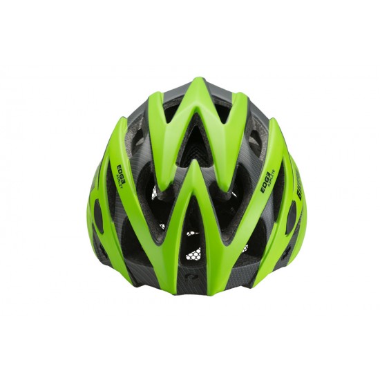Cască BIKEFUN EDGE M verde/karbon 55-58 cm Cască BIKEFUN EDGE M verde/karbon 55-58 cm