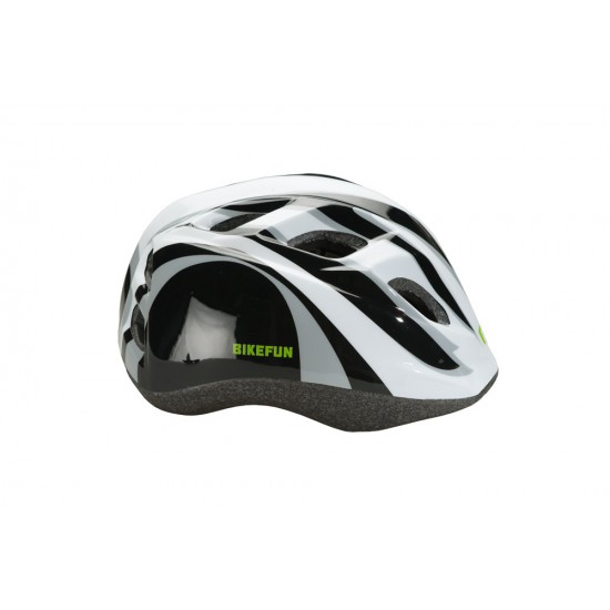 Cască BIKEFUN JUNIOR S negru/alb 48-52 cm Cască BIKEFUN JUNIOR S negru/alb 48-52 cm