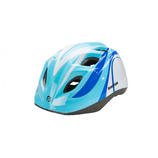 Cască BIKEFUN JUNIOR albastru/alb - HB8-BLW Cască BIKEFUN JUNIOR albastru/alb - HB8-BLW