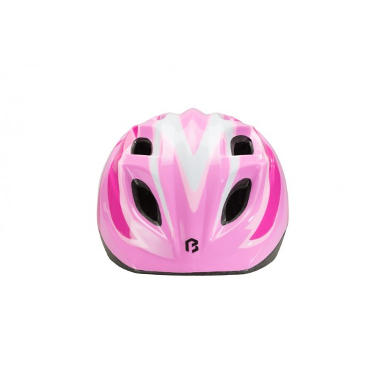 Cască BIKEFUN JUNIOR S pink/alb 48-52 cm Cască BIKEFUN JUNIOR S pink/alb 48-52 cm