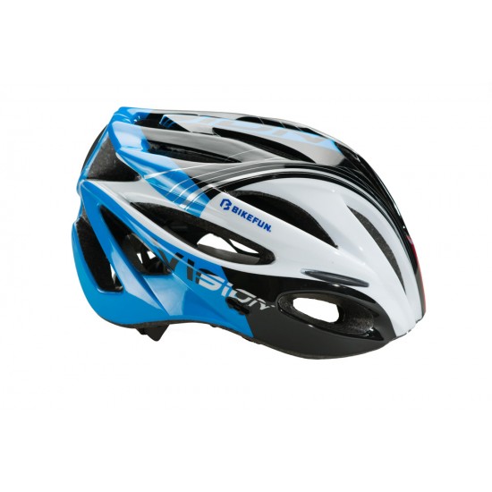 Cască BIKEFUN VISION M albastru-negru-alb, 55-58 cm Cască BIKEFUN VISION M albastru-negru-alb, 55-58 cm