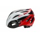 Cască BIKEFUN VISION M roșu-negru-alb, 55-58 cm