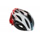 Cască BIKEFUN VISION M roșu-negru-alb, 55-58 cm
