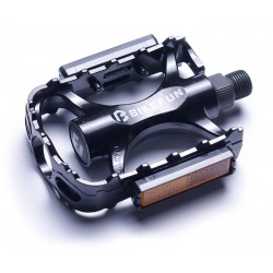 Pedale BIKEFUN UPLANDER MTB aluminiu, negru - LU-C29/BK/BF