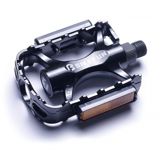 Pedale BIKEFUN UPLANDER MTB aluminiu, negru - LU-C29/BK/BF