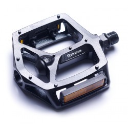Pedale BIKEFUN JUMP aluminiu negru - B249DU-BLK