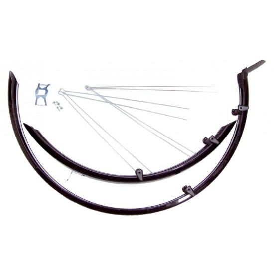 Aripă noroi BIKEFUN MTB aluplastic mat negru - OR58B Aripă noroi BIKEFUN MTB aluplastic mat negru - OR58B