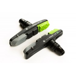 Saboți de frână BIKEFUN MTB 72 mm cu filet cartridge, verde/negru/gri - MTB-955VC Saboți de frână BIKEFUN MTB 72 mm cu filet cartridge, verde/negru/gri - MTB-955VC
