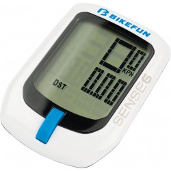 Computer BIKEFUN SENSE6 cu fir alb - T6WHT