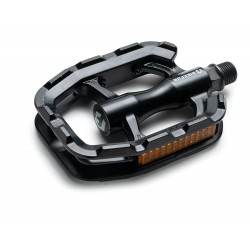 Pedale BIKEFUN SOLE Trekking un singur corp alu, negru - C336BLK Pedale BIKEFUN SOLE Trekking un singur corp alu, negru - C336BLK