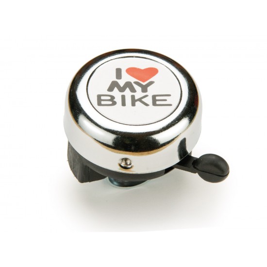 Sonerie BIKEFUN I love argintiu - NH-B610SPE