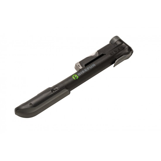 Pompă BF mini BORA GUAGE II plastic, cu manometru, negru - GP-41CP