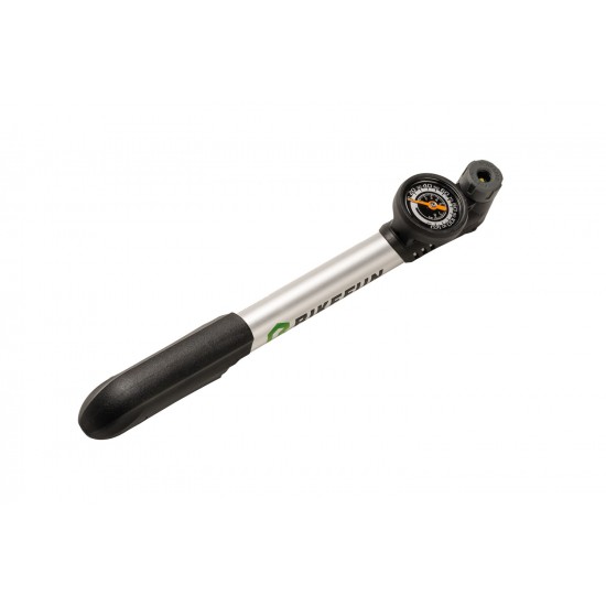Pompă BIKEFUN MISTRAL GAUGE mini alu, cu manometru, argintiu Pompă BIKEFUN MISTRAL GAUGE mini alu, cu manometru, argintiu - GP-43CA