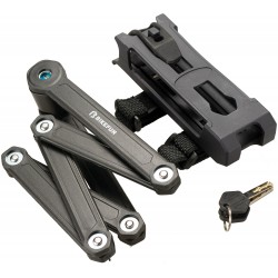 Lacăt BIKEFUN BARRICADE CODE4 negru - L9001A