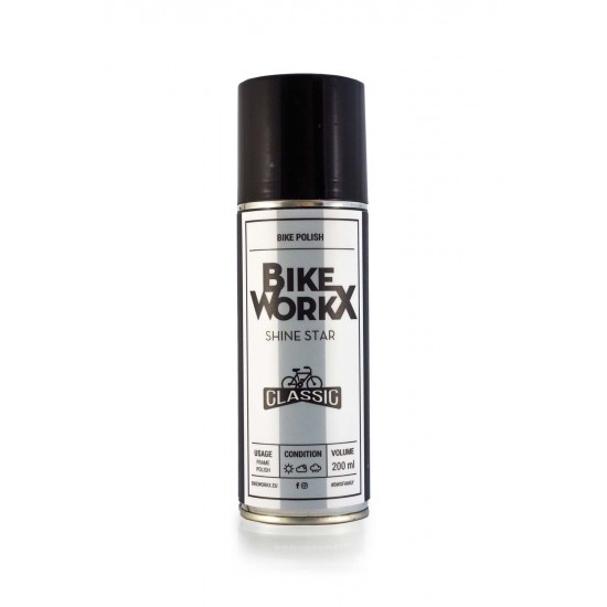 Agent de curățare BIKEWORKX SHINE STAR Spray 200 ml - SHINE/200