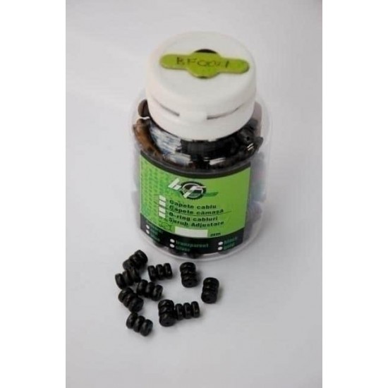 Protectie cablu - pt. cablu de 1 2 mm negru 200buc Protectie cablu - pentru cablu de 1 2 mm negru 200 bucati