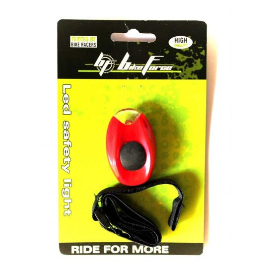 Lampa semnalizare BikeForce Rider Red 1 led Red 3 functii Lampa semnalizare BikeForce Rider Red 1 led Red 3 functii