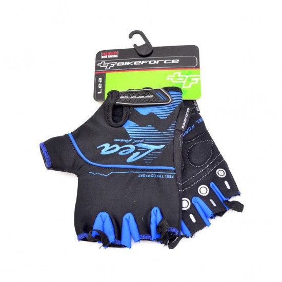 Manusi dama BIKEFORCE Lea negru-albastru XS Manusi dama BIKEFORCE Lea negru-albastru XS