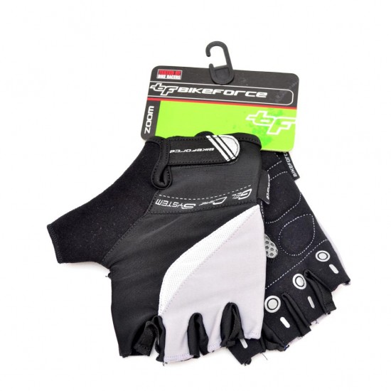 Manusi MTB BIKEFORCE Zoom negru/gri S Manusi MTB BIKEFORCE Zoom negru/gri S