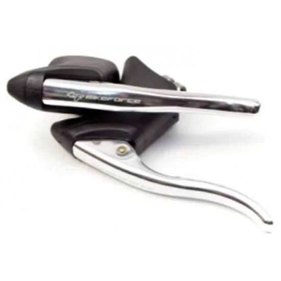 Maneta frana BikeForce pentru road bike negru-silver