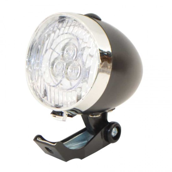 Lampa fata BikeForce Classic Black 3 led Lampa fata BikeForce Classic Black 3 led