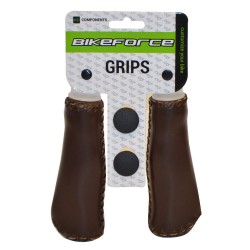 Manson BikeForce Ergo 135mm piele artificiala marou