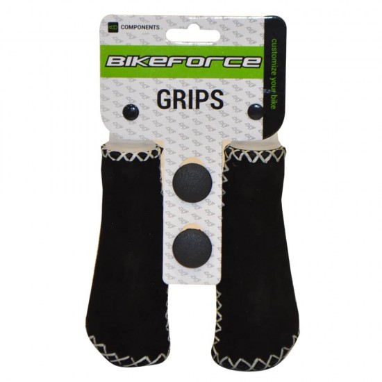 Manson BikeForce Ergo 135mm piele negru Manson BikeForce Ergo 135mm piele negru
