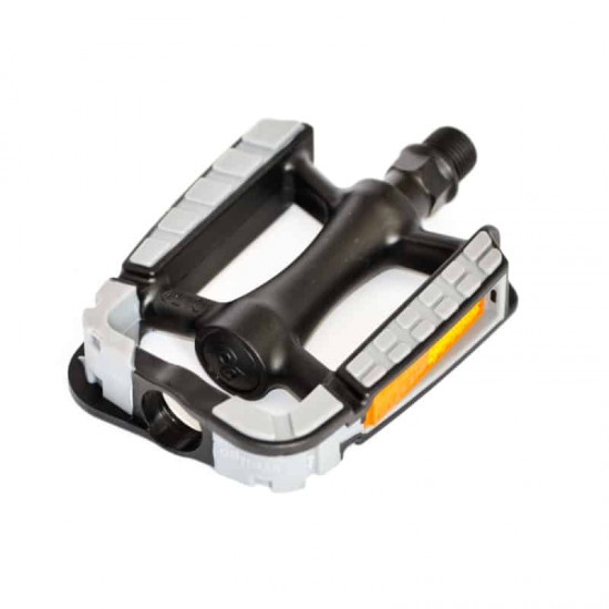 Pedale City plastic negru-gri Pedale City plastic negru-gri