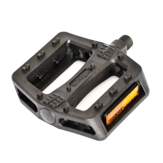 Pedale Bikeforce MTB/BMX plastic negru Pedale Bikeforce MTB/BMX plastic negru