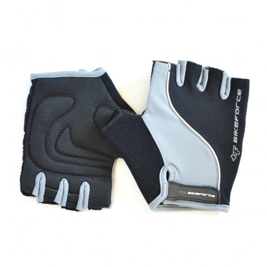 Manusi BIKEFORCE Slipy grey-black XS Manusi BIKEFORCE Slipy grey-black XS