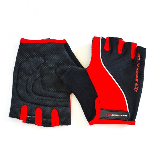 Manusi BIKEFORCE Slipy red-black XXL