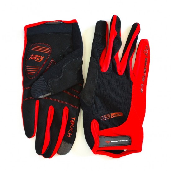 Manusi BIKEFORCE Trail red-black L Manusi BIKEFORCE Trail red-black L