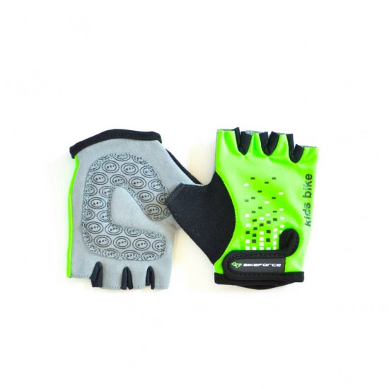 Manusi BIKEFORCE Kid Cubic neon-black XS Manusi BIKEFORCE Kid Cubic neon-black XS