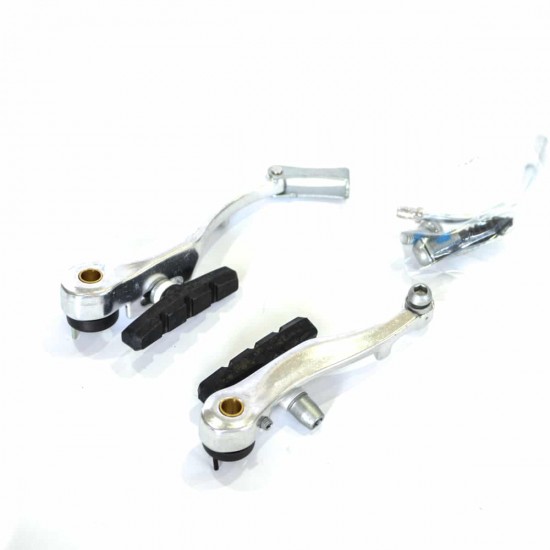 Frana V-brake universal 102 mm argintiu Frana V-brake universal 102 mm argintiu
