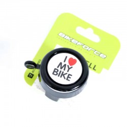 Clopotel Bikeforce I Love My Bike, black Clopotel Bikeforce I Love My Bike, black