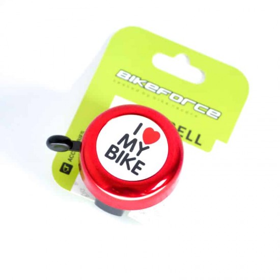 Clopotel Bikeforce I Love My Bike, red Clopotel Bikeforce I Love My Bike, red